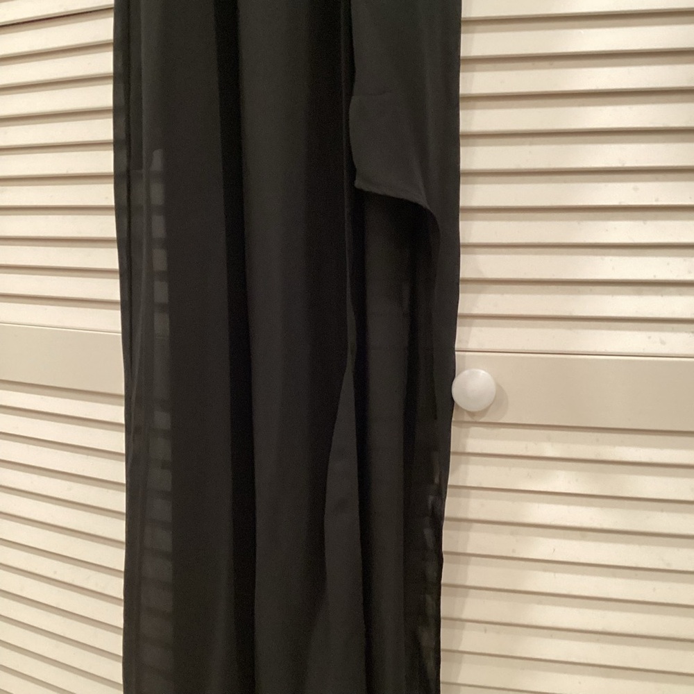 Lush Black chiffon wrap maxi Dress M
Stunning on !! NWT - Picture 14 of 16